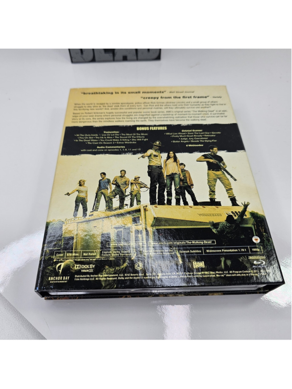 Walking Dead: Season 2 Blu-ray Set, Limited Edition Zombie Head Clean Disks! - Picture 13 of 15
